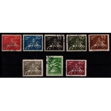 Sverige. Verdenspostforeningen. Blandet lot med mærker, stemplet.